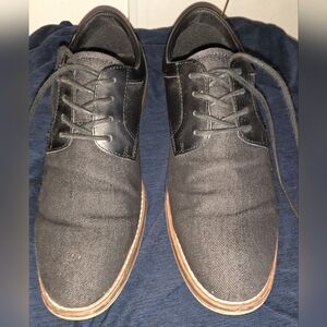 J.Ferrar JF Carver Black Oxford Dress Shoes Mens Size 8M